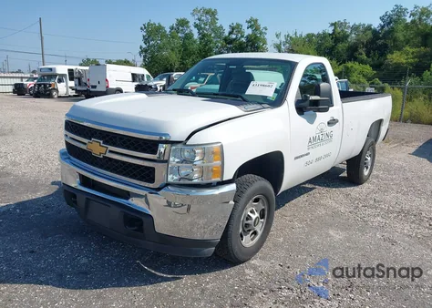 2012 Chevrolet Silverado 2500Hd Work Truck из США, поврежденный, VIN 1GC0CVCG0CF113154